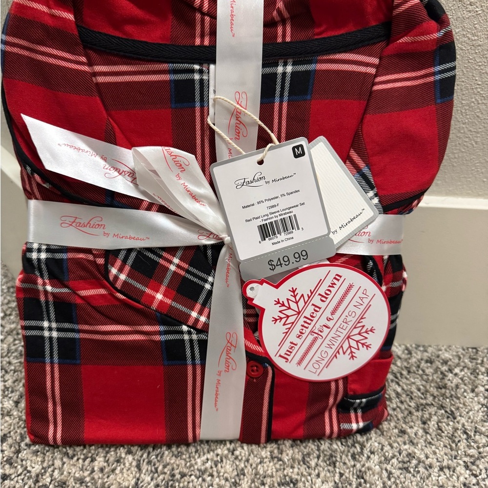 Red Plaid Pajamas